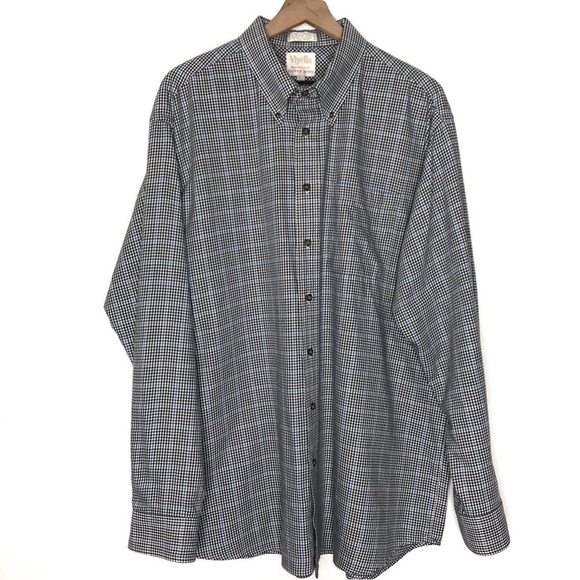 PATRICK JAMES Viyella Glen Plaid Button Down Shirt XXL - Picture 1 of 8